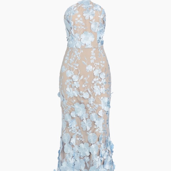 Elliatt Cocktail Dress in Baby Blue-SMALL - Picture 3 of 4